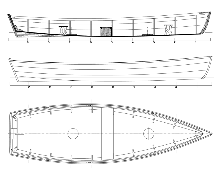 Custom wood fly fishing boat building - The 16' Flyfisher