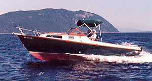Vashon 31, an outboard lobster style cruiser